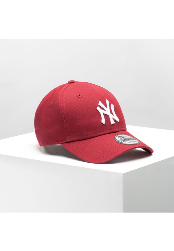 Czapka z daszkiem do baseballa dla mężczyzn i kobiet New Era MLB New York Yankees. Kolor: czerwony. Styl: sportowy