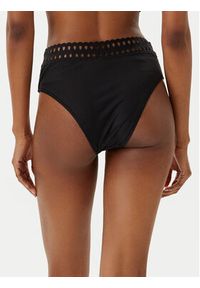 BOSS Dół od bikini Eyelet 50540672 Czarny Regular Fit. Kolor: czarny. Materiał: syntetyk