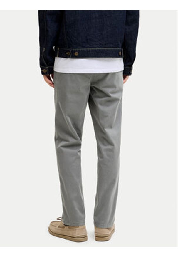 Jack & Jones Chinosy Lie Vance 12292970 Szary Regular Fit. Kolor: szary. Materiał: bawełna