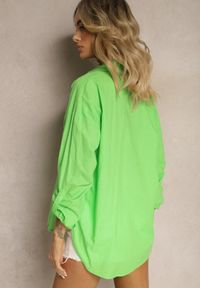 Renee - Zielona Bawełniana Koszula z Długim Rękawem i Guzikami Efique. Typ kołnierza: kołnierzyk klasyczny. Kolor: zielony. Materiał: bawełna. Długość rękawa: długi rękaw. Długość: długie. Styl: klasyczny, elegancki #2
