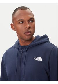 The North Face Bluza Simple Dome NF0A89FD Granatowy Regular Fit. Kolor: niebieski. Materiał: syntetyk, bawełna #3