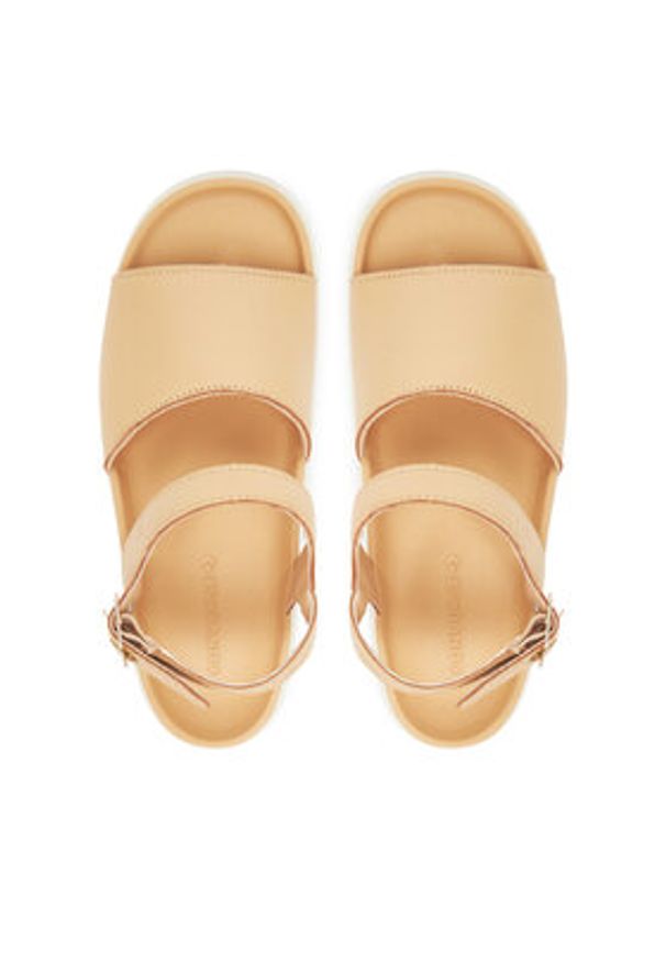 Converse Sandały Chuck Taylor All Star Lugged Heel A12190C Pomarańczowy. Kolor: pomarańczowy. Materiał: skóra