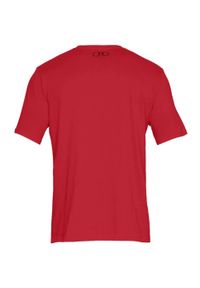 Under Armour - Męska Koszulka Sportowa. Kolor: czerwony