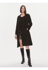 Liu Jo Płaszcz wełniany MF3242 T4627 Czarny Regular Fit. Kolor: czarny. Materiał: syntetyk #1