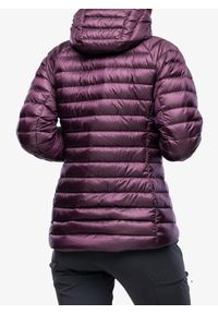 Kurtka puchowa damska Montane Anti-Freeze Hoodie. Kolor: fioletowy, niebieski, wielokolorowy. Materiał: puch. Sport: wspinaczka