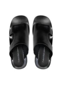 Calvin Klein Jeans Klapki 5 Heel Sandal Lh Mg Mtl YW0YW01500 Czarny. Kolor: czarny #5