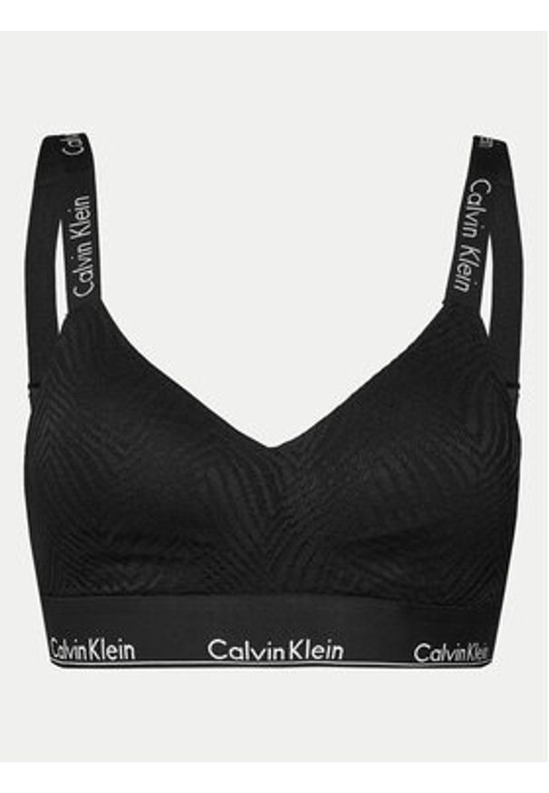 Calvin Klein Underwear Biustonosz top 000QF7797E Czarny. Kolor: czarny. Materiał: syntetyk