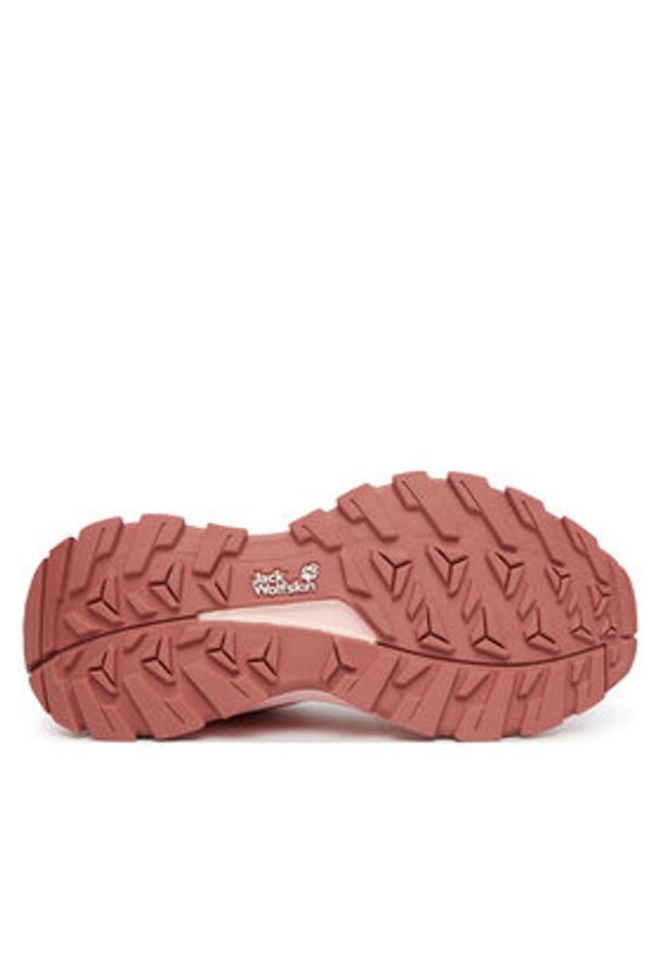 Jack Wolfskin Trekkingi Wild Hike Low A65582 Różowy. Kolor: różowy. Materiał: skóra