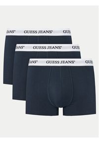 Guess Jeans Komplet 3 par bokserek M4BZ48 K6YW1 Granatowy. Kolor: niebieski. Materiał: bawełna