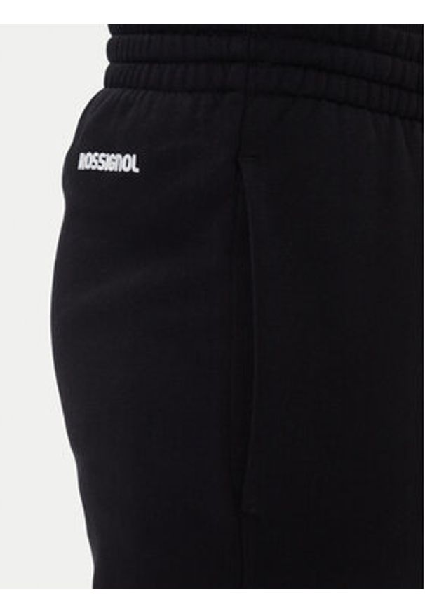 Rossignol Spodnie dresowe RLOMP12 Czarny Regular Fit. Kolor: czarny. Materiał: bawełna
