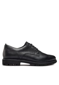 Clarks Półbuty Batcombe Tie 261734347 Czarny. Kolor: czarny. Materiał: skóra