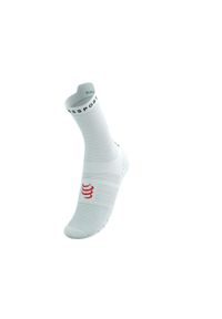 Skarpetki biegowe Compressport ProRacing Socks V4 Run High white/black. Materiał: materiał. Sport: bieganie