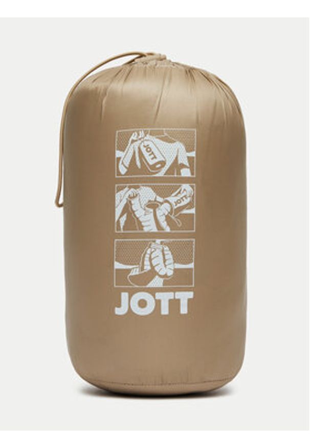 Jott Kurtka puchowa Cha P000WDOW02 Beżowy Slim Fit. Kolor: beżowy. Materiał: syntetyk