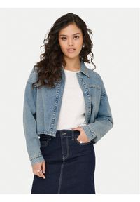JDY Kurtka jeansowa Aspen 15351405 Niebieski Regular Fit. Kolor: niebieski. Materiał: bawełna