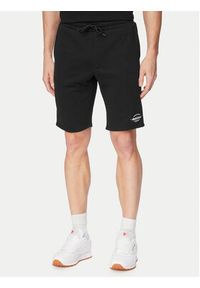 Jack & Jones Komplet t-shirt i spodenki Brandon 12298184 Czarny Regular Fit. Kolor: czarny. Materiał: bawełna #3