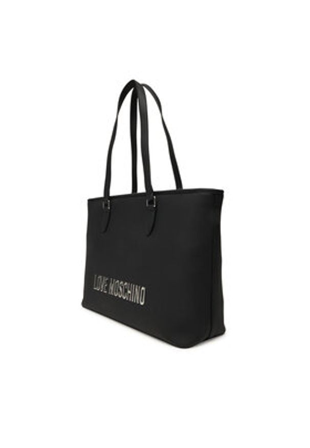 Love Moschino - LOVE MOSCHINO Torebka JC4190PP1NKD000B Czarny. Kolor: czarny. Materiał: skórzane