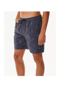 Spodenki surfingowe męskie Rip Curl Hula Breach Volley Czarny. Kolor: czarny