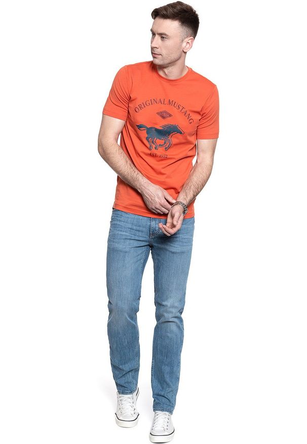 Mustang - MUSTANG T SHIRT Logo Tee 1009940 7105