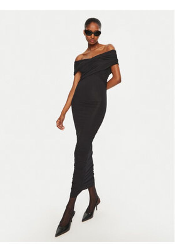 Day Birger et Mikkelsen - DAY BIRGER ÉT MIKKELSEN Sukienka koktajlowa Margot DAY100388 Czarny Slim Fit. Kolor: czarny. Materiał: wiskoza. Styl: wizytowy