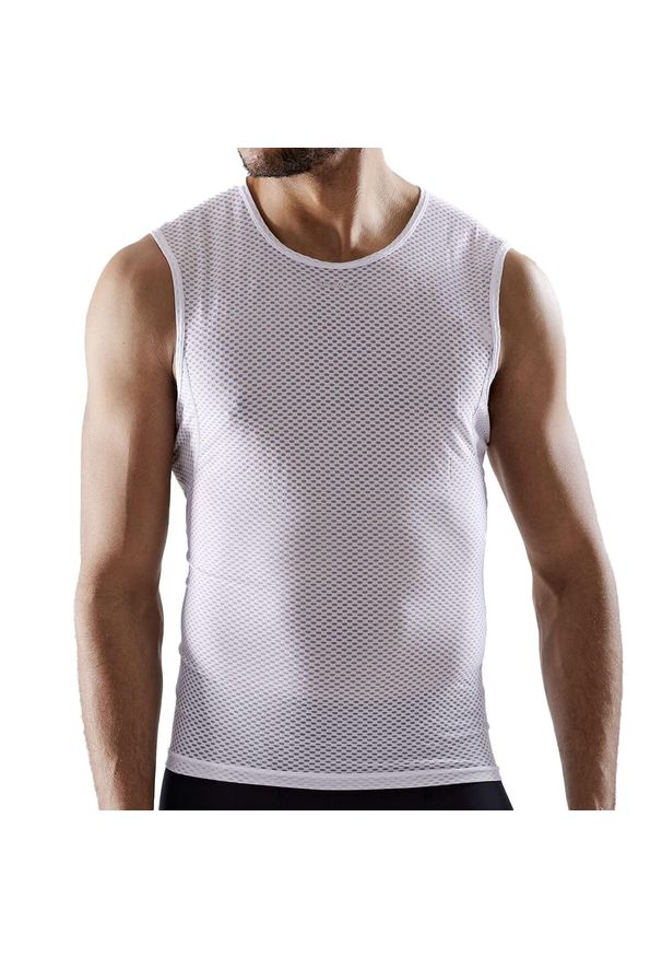 Tank top Craft cool mesh superlight. Kolor: biały. Materiał: mesh. Długość rękawa: bez rękawów. Styl: sportowy