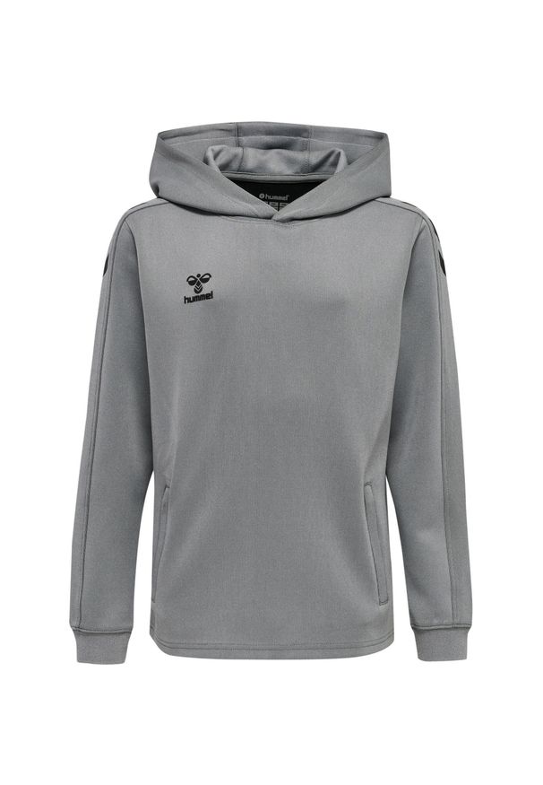 Bluza dziecięca z kapturem Hummel hmlCORE XK. Typ kołnierza: kaptur. Kolor: szary. Materiał: polar. Sport: joga i pilates