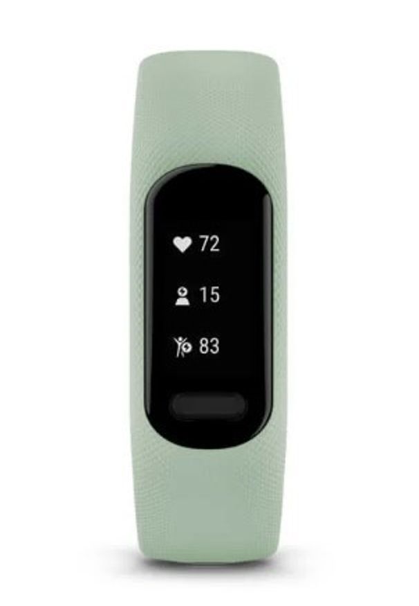GARMIN - Garmin Vivosmart 5 miętowy mały. Rodzaj zegarka: cyfrowe. Kolor: miętowy. Styl: sportowy