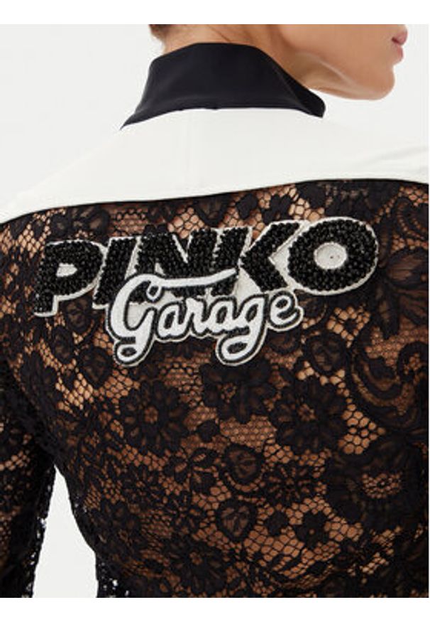 Pinko - PINKO Kardigan 105255 A2ML Czarny Regular Fit. Kolor: czarny. Materiał: bawełna