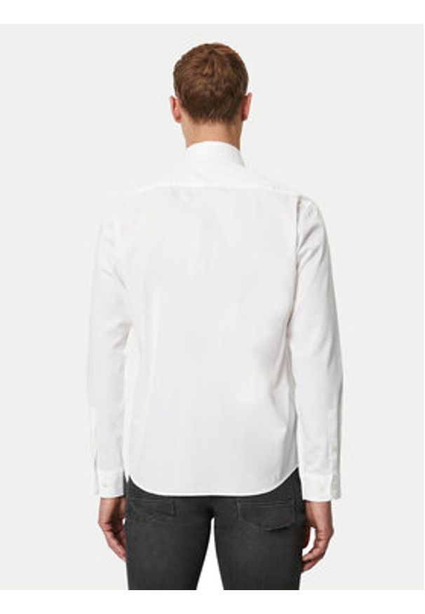Marc O'Polo Koszula B21 7268 42342 Biały Regular Fit. Typ kołnierza: polo. Kolor: biały. Materiał: bawełna