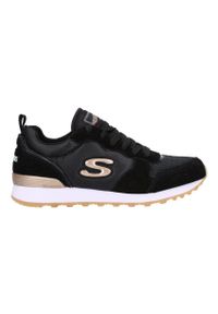 skechers - Buty damskie SKECHERS Og 85 Goldn Gurl. Okazja: na co dzień. Kolor: czarny. Materiał: skóra, zamsz
