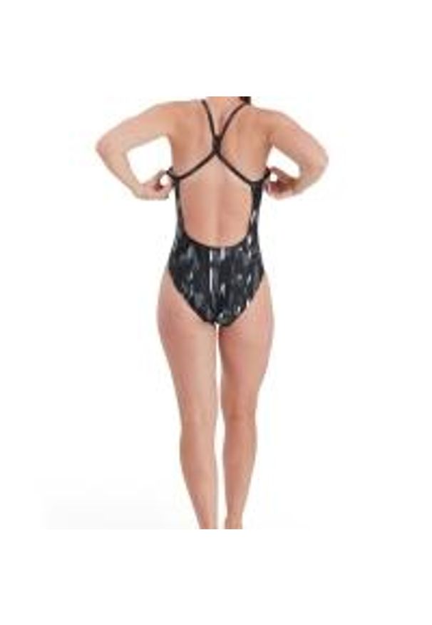 Strój pływacki jednoczęściowy damski Speedo Allover Rippleback. Kolor: czarny