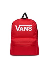 Vans Plecak VN000H50IZQ1 Czerwony. Kolor: czerwony. Materiał: materiał