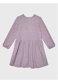 Cotton On Kids Sukienka dzianinowa 7343708 Fioletowy Regular Fit. Kolor: fioletowy. Materiał: syntetyk