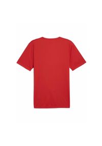 Puma - Męska koszulka z grafiką individualRISE PUMA Red. Kolor: czerwony