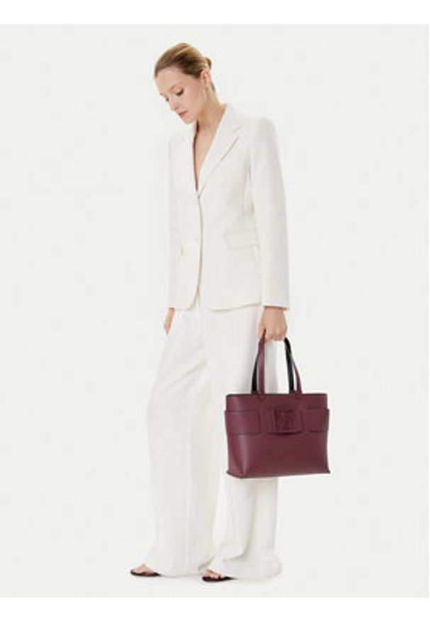 Armani Exchange Torebka 949138 0A874 UA343 Bordowy. Kolor: czerwony. Materiał: skórzane