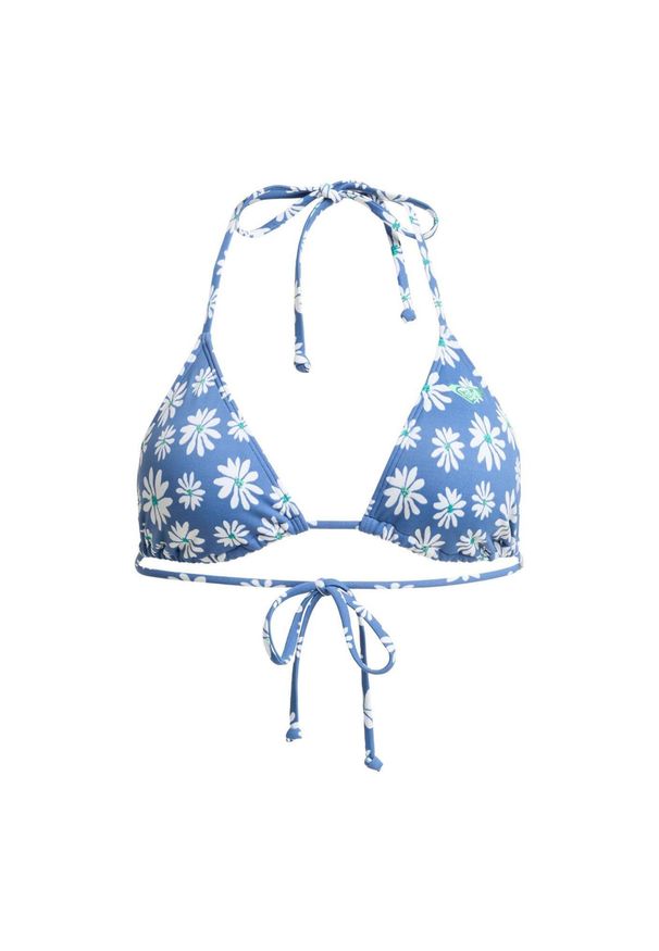 Roxy - Trójkątny stanik bikini dla Kobiety PRINTED ESSENTIALS TIKI TRI Niebieski. Kolor: niebieski. Materiał: poliester, elastan, tkanina