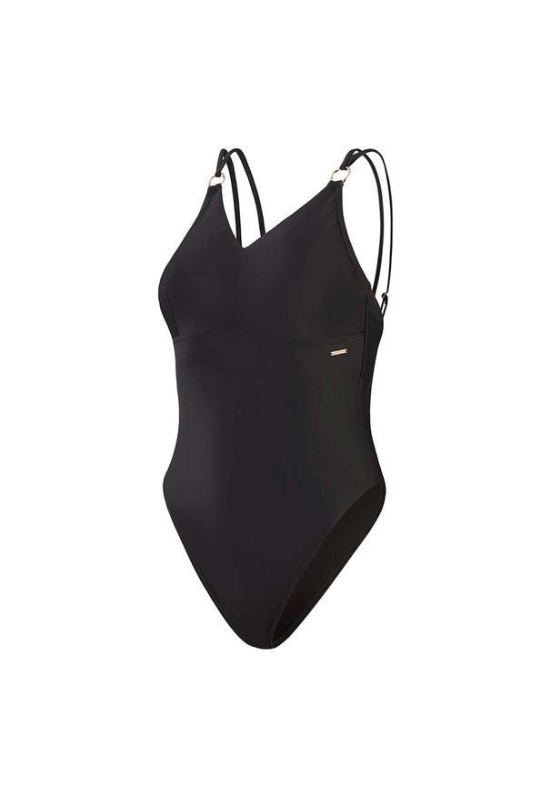 Damski kostium kąpielowy 1-częściowy Speedo Strappy. Kolor: czarny