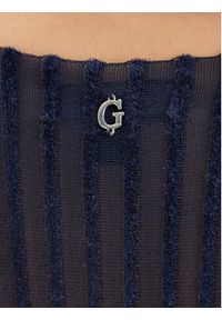 Guess Sweter W5BR62 Z0890 Granatowy Slim Fit. Kolor: niebieski. Materiał: wiskoza