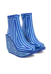 United Nude Botki Wa Bootie Hi 1087965682 Niebieski. Kolor: niebieski. Materiał: materiał