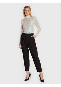 Bruuns Bazaar Spodnie materiałowe Cindy Sus Dagny BBW2393 Czarny Loose Fit. Kolor: czarny. Materiał: materiał, syntetyk, wiskoza