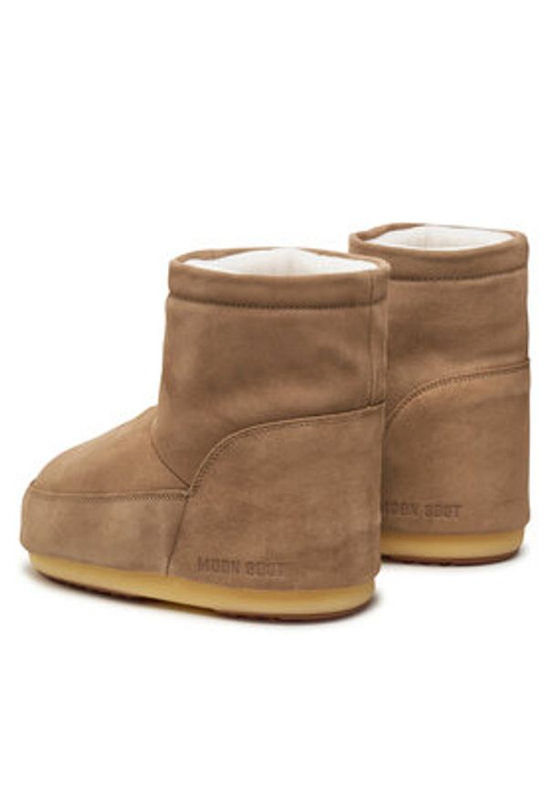 Moon Boot Śniegowce Mb Icon Low 80D1409400 Beżowy. Kolor: beżowy. Materiał: zamsz, skóra