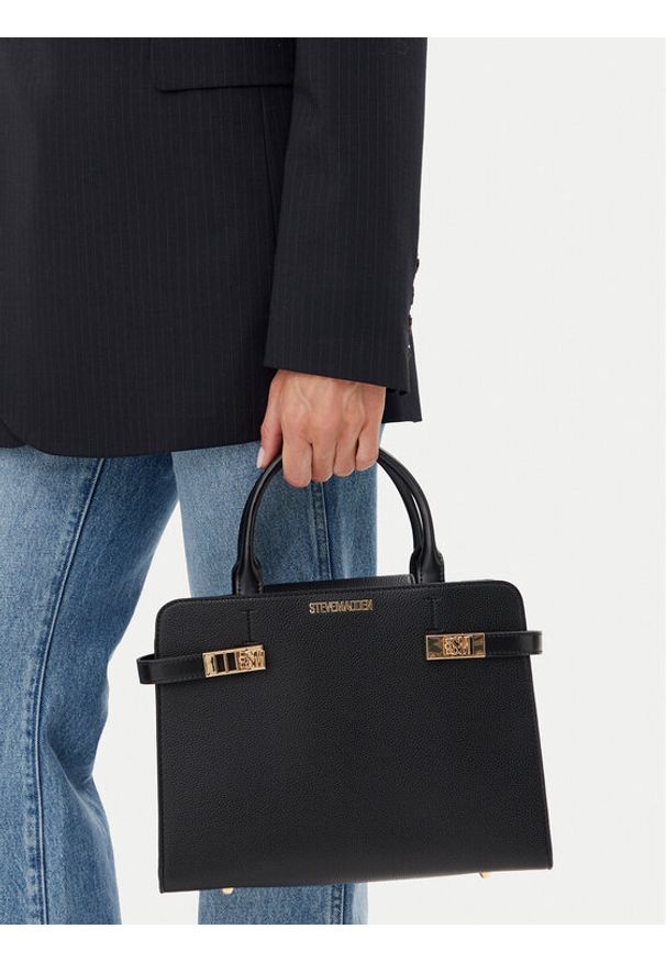 Steve Madden Torebka Blorene SM13001509 Czarny. Kolor: czarny. Materiał: skórzane