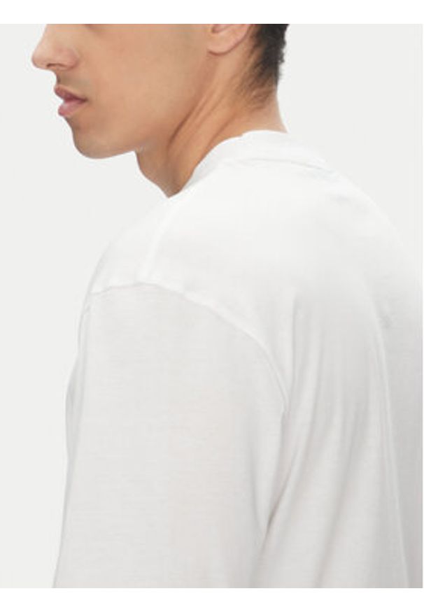 Hugo - HUGO T-Shirt Nalax 50543493 Biały Regular Fit. Kolor: biały. Materiał: bawełna