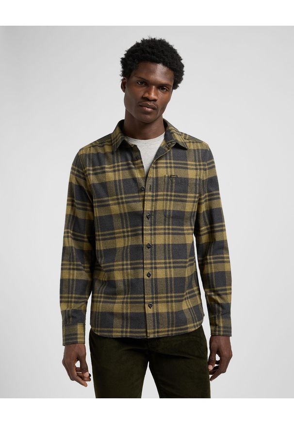 Lee - MESKA KOSZULA LEE LEESURE SHIRT MOSS GARDEN JASPE 112370559