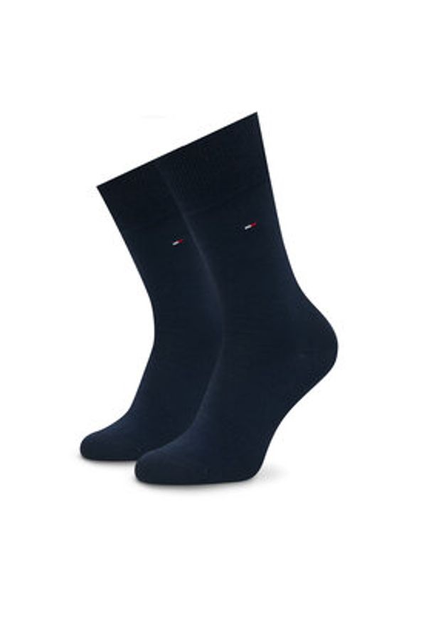 TOMMY HILFIGER - Tommy Hilfiger Skarpety długie 701235374 Czarny. Kolor: czarny. Materiał: bawełna