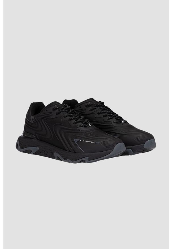Karl Lagerfeld - KARL LAGERFELD Czarne sneakersy BLAZE Pyro Technikarl 2.0. Kolor: czarny