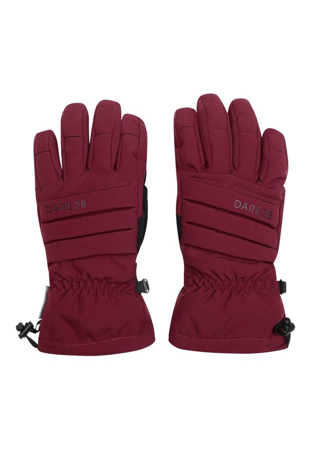 DARE 2B - Damskie Rękawice Narciarskie Z Logo Charisma III. Kolor: fioletowy. Sezon: zima. Sport: narciarstwo