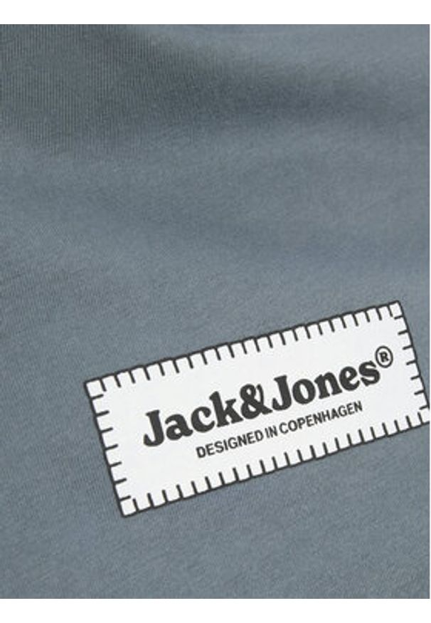 Jack & Jones - Jack&Jones T-Shirt Split 12273182 Niebieski Regular Fit. Kolor: niebieski. Materiał: bawełna
