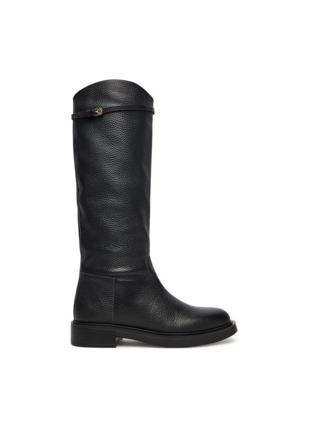 Oficerki Pollini. Kolor: czarny