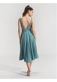 Swing Sukienka koktajlowa 5AG012HK Niebieski Regular Fit. Kolor: niebieski. Materiał: syntetyk. Styl: wizytowy