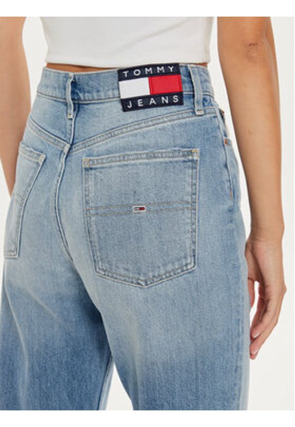 Tommy Jeans Jeansy DW0DW19934 Niebieski Straight Fit. Kolor: niebieski